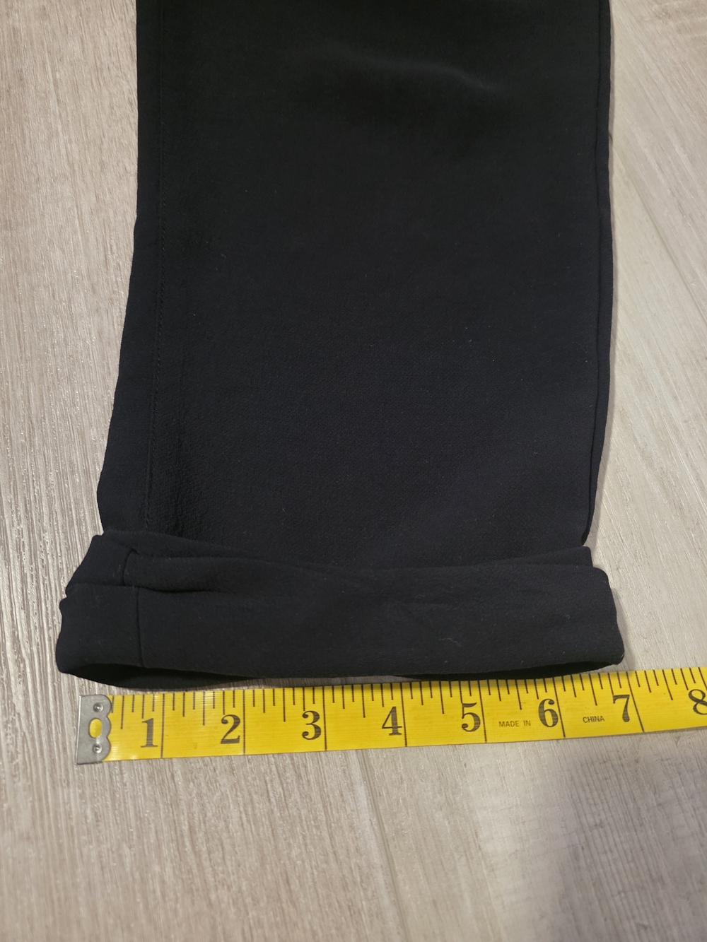 Aritzia Wilfred Allant Pant Tie Waist Cropped Pants Size 6 Black - Picture 12 of 12